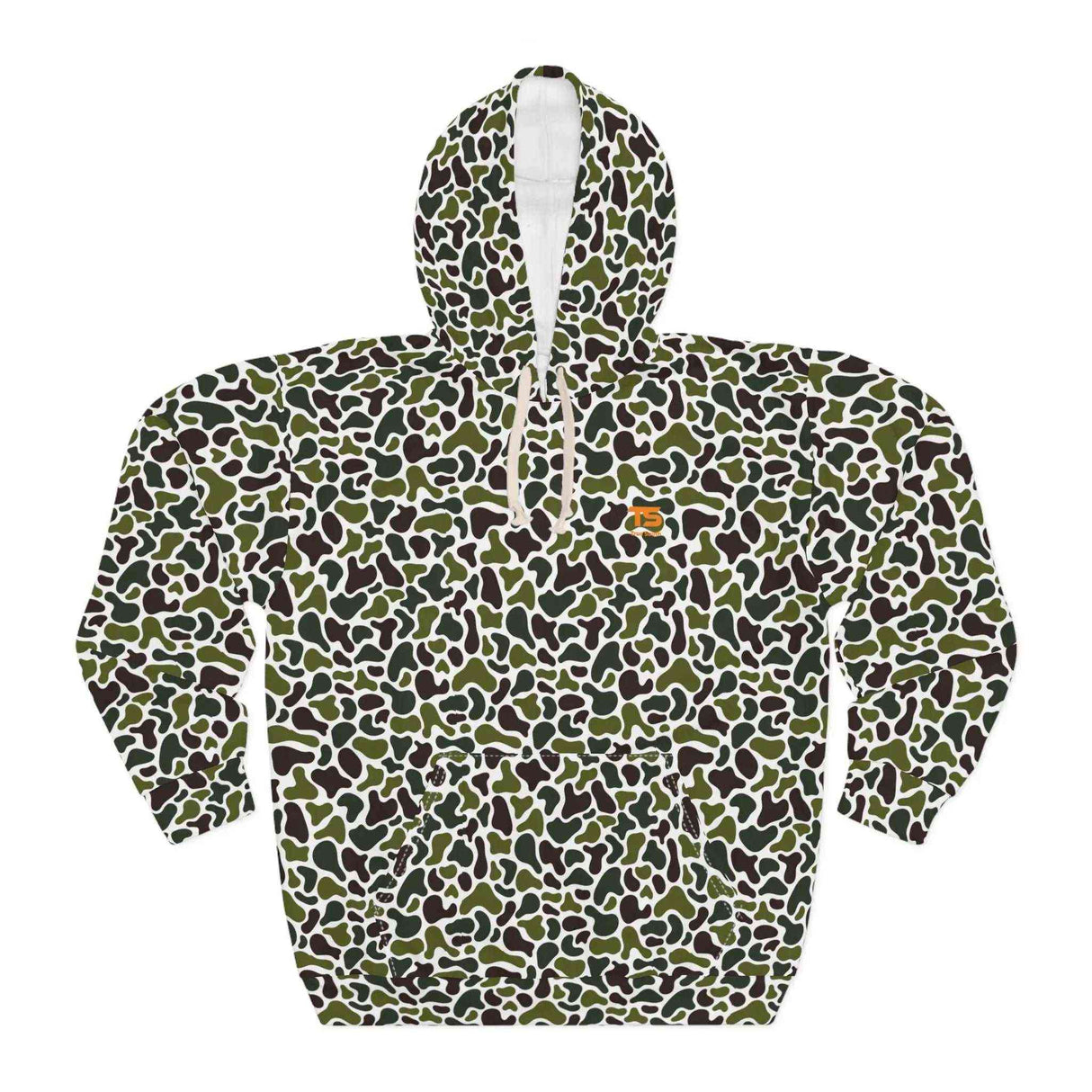 Blob Camo Hoodie Printify