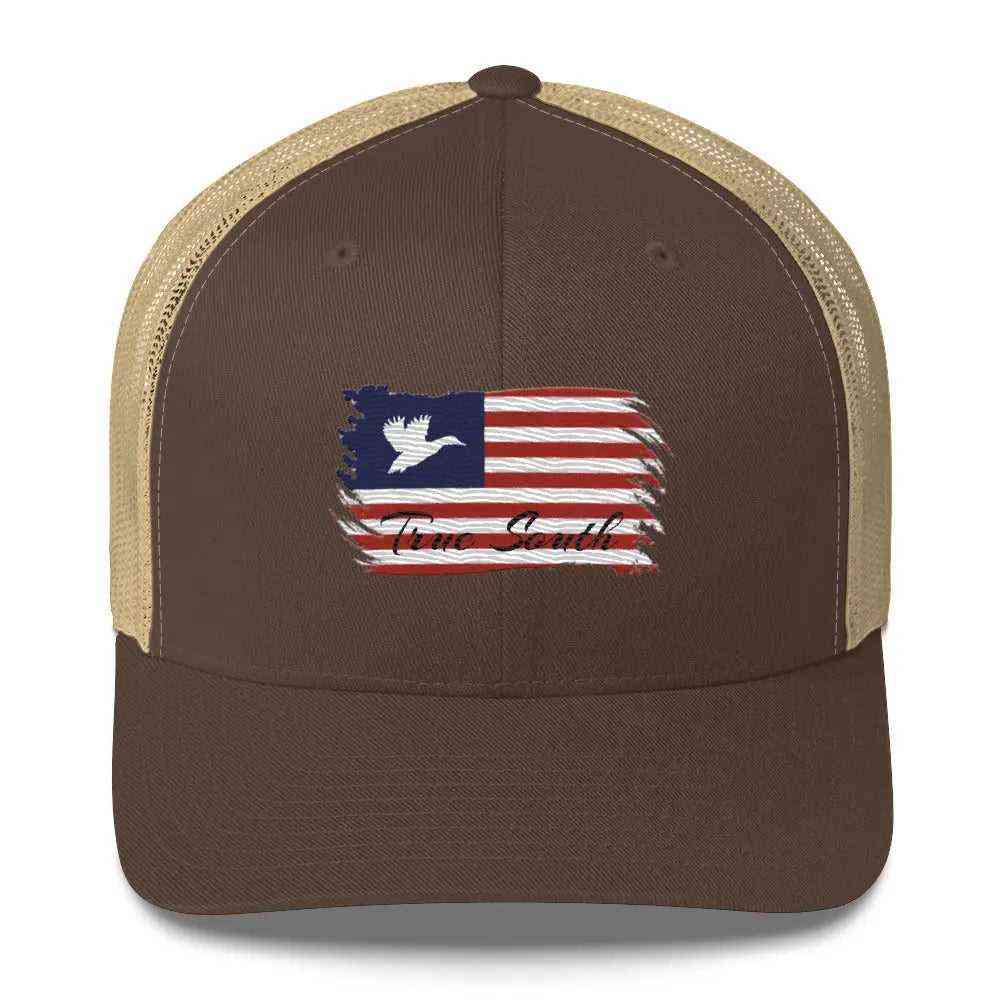 American Flag With Flying Duck Hat - True South