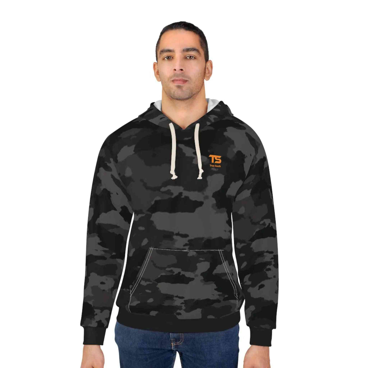 Black Camo Southern American Flag Sweatshirt - True South