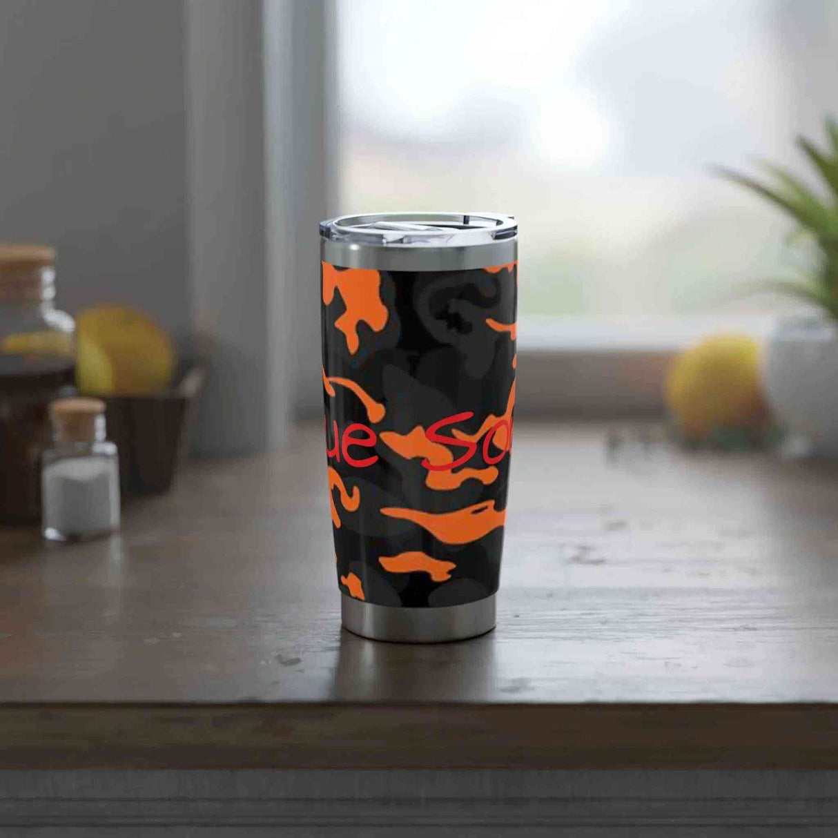 Orange Camo 20oz Tumbler - True South