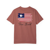 Flying Duck In Flag Shirt Printify