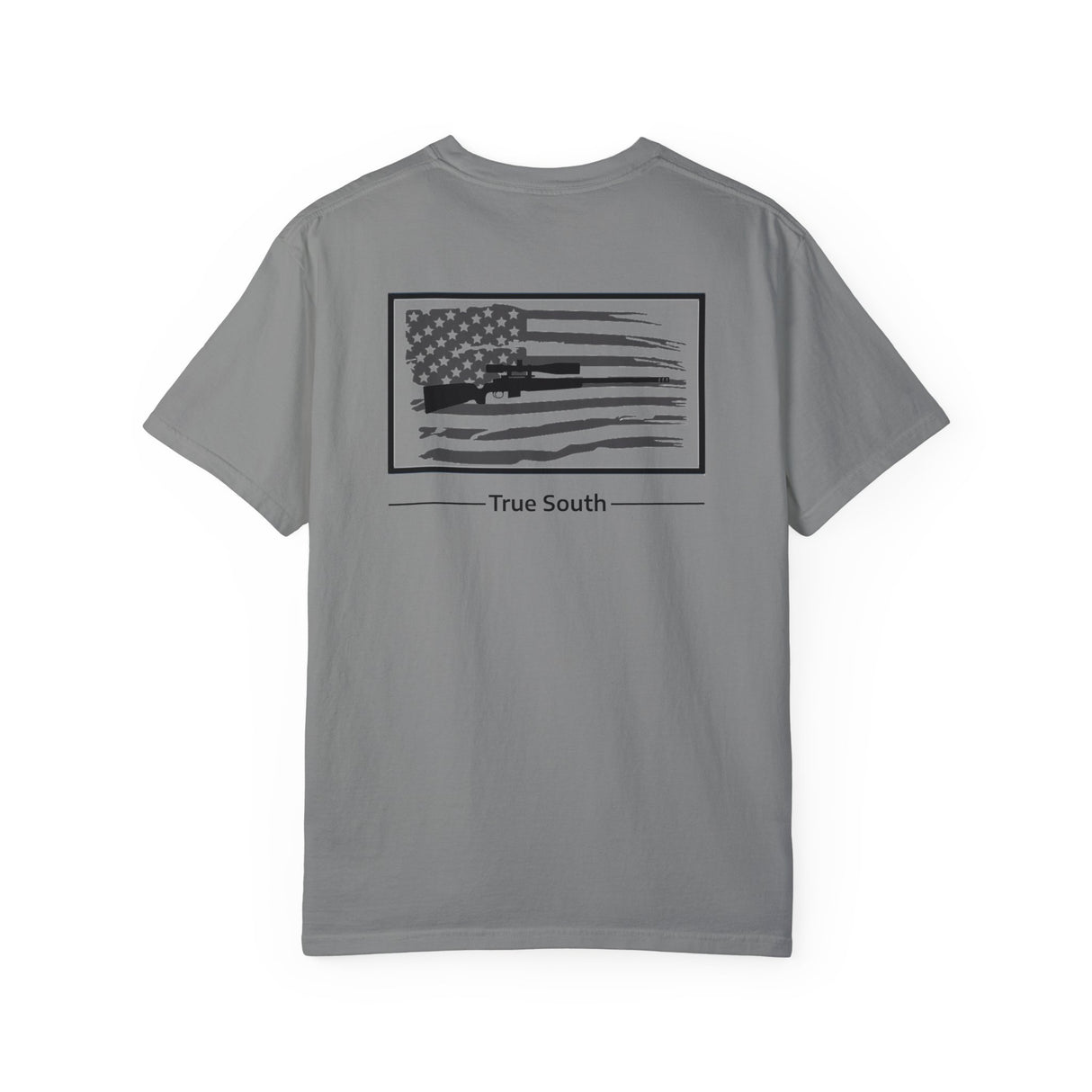 Flag with Rifle Shirt Printify