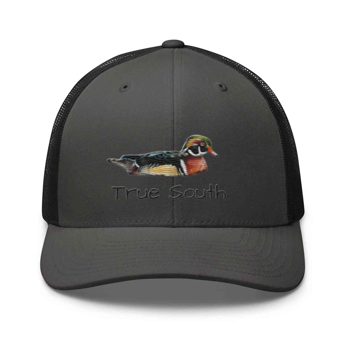 Mallard Embroidered Duck Hat Charcoal/Black